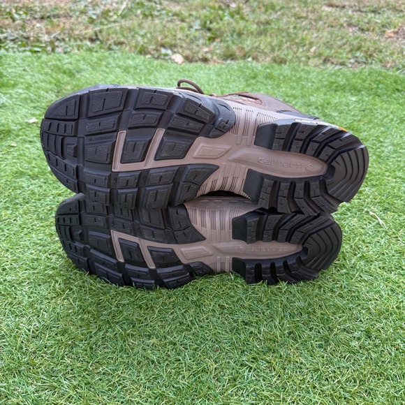 Carhartt Waterproof Camo Hiking Work Boots CMH4385 Brown Mens Size 12 Gorpcore - Picture 6 of 8